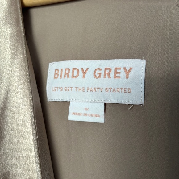 BIRDY GREY JESSE SHINY SATIN DRESS - Picture 4 of 7